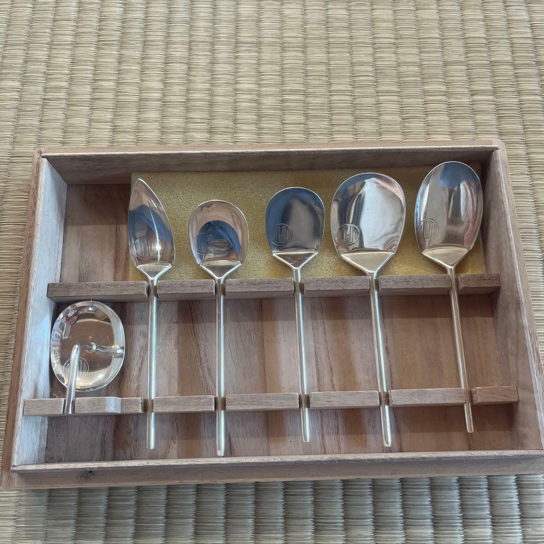 六方式灰匙 南鐐 茶道具 C99599061 買う