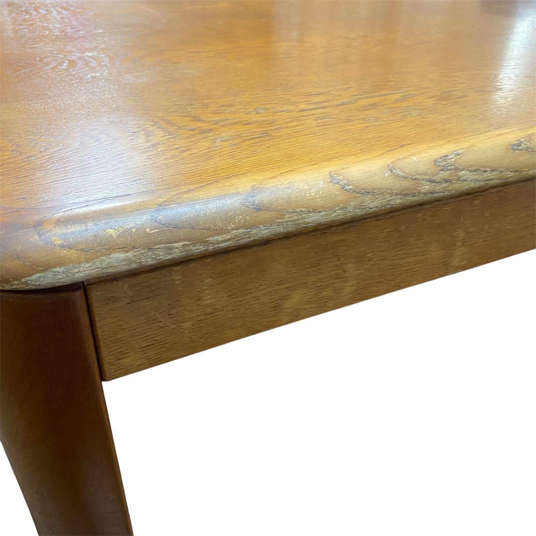 【希少】カリモク エクステンションテーブル　昭和レトロ