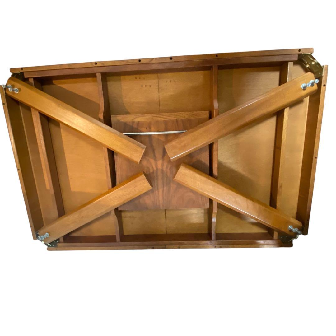 【希少】カリモク エクステンションテーブル　昭和レトロ