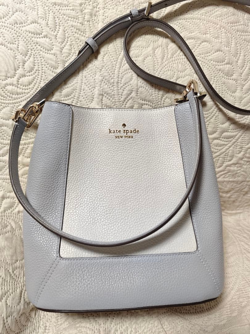 kate spade ショルダーバッグ ライトグレー