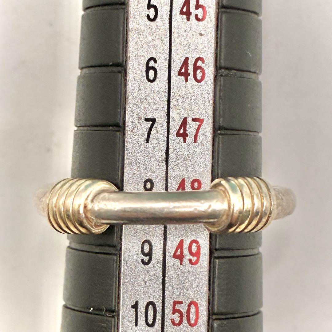 【箱付き】ティファニー バンドウィズ 2ワイヤー 8号 リング 925×750