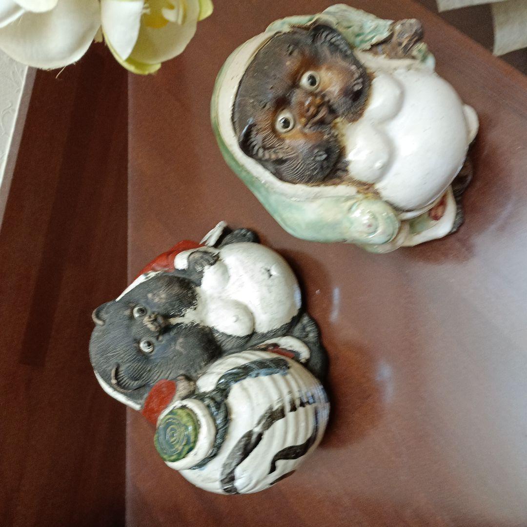 信楽焼のオリジナル レアな焼き物狸