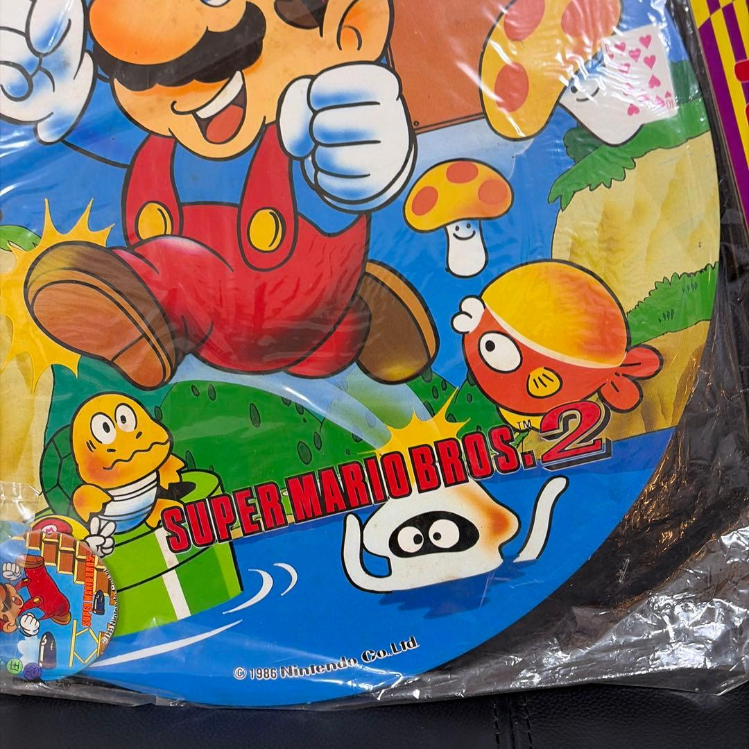 スーパーマリオ 特大めんこセット 特賞 昭和めんこ