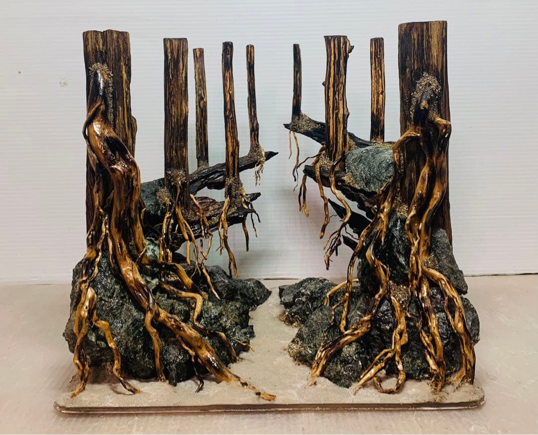 アクアテラリウム 水槽流木。水生植 物 水槽用流木 アクアリウム 盆栽流木