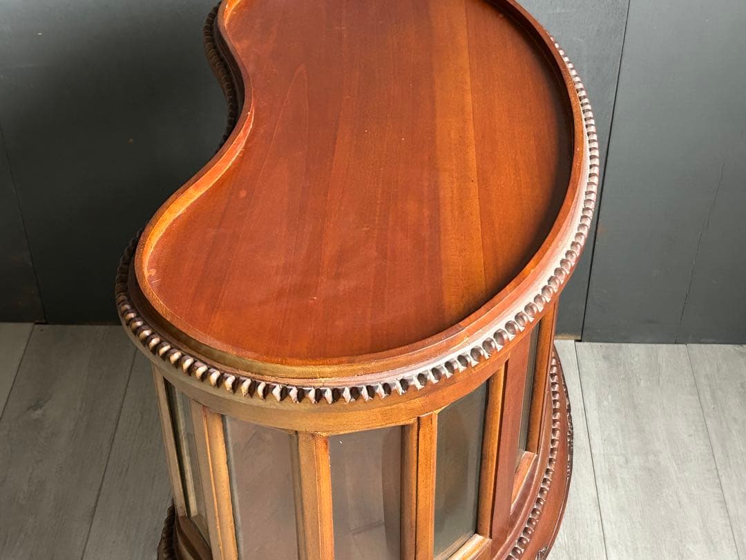 イタリア マリナ カッシーリ ボトルショーケース マホガニー材 高級 KH