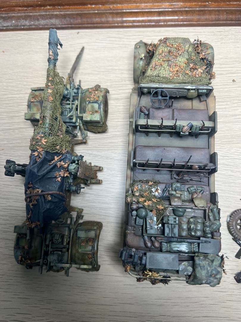 第二次世界大戦 ドイツ軍 ミリタリージオラマ 1/35 完成品 ジャンク 完成品