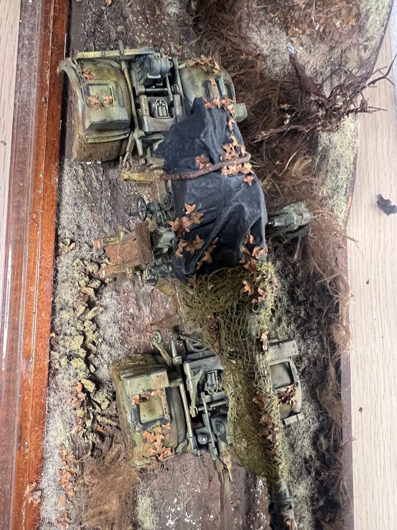 第二次世界大戦 ドイツ軍 ミリタリージオラマ 1/35 完成品 ジャンク 完成品