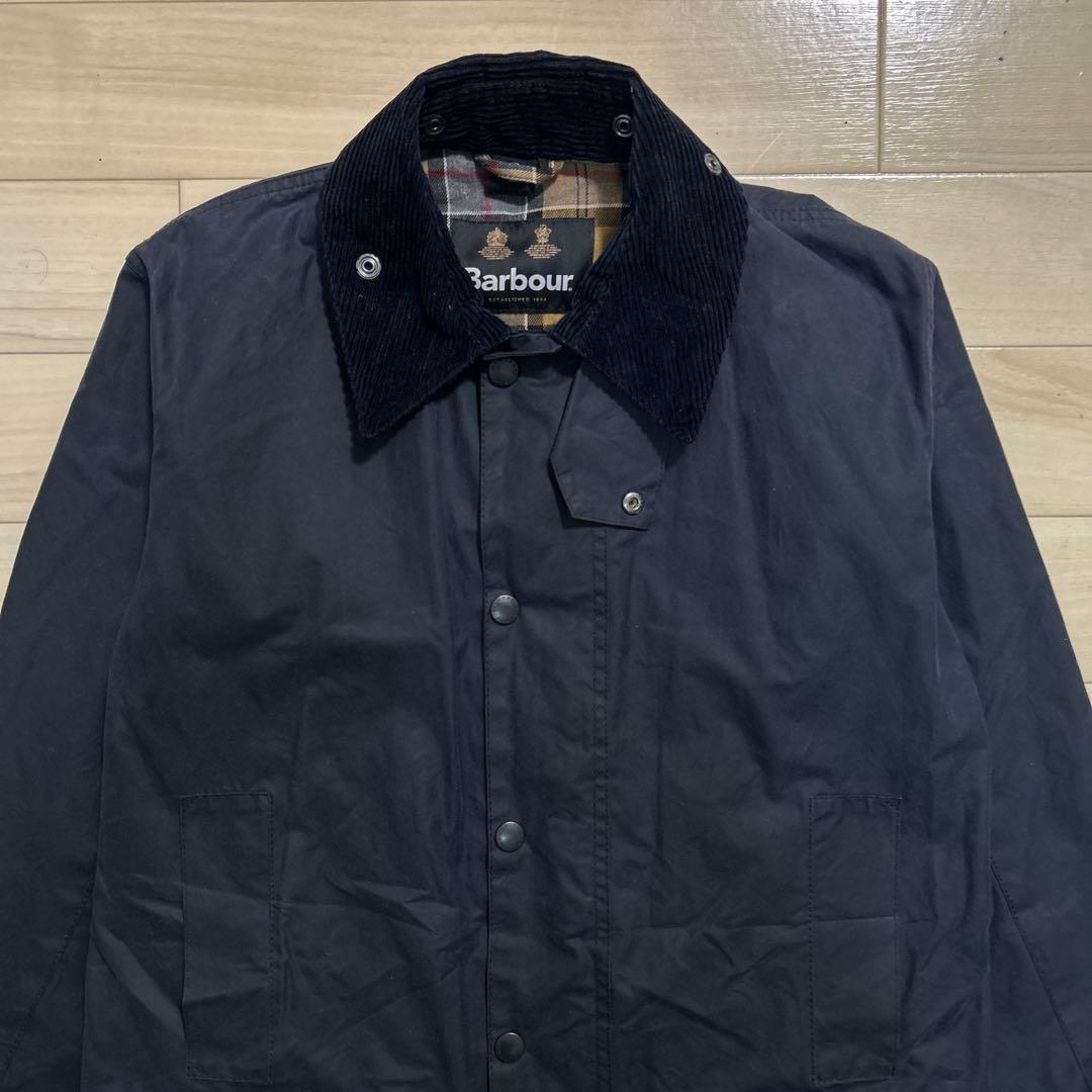 22AW Barbour / BORDER WAX ネイビー サイズ36