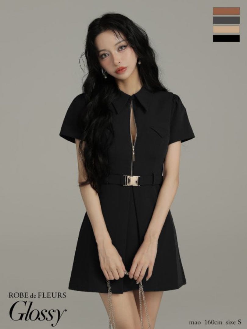 ROBE de FLEURS Glossy ナイトドレス GL4617