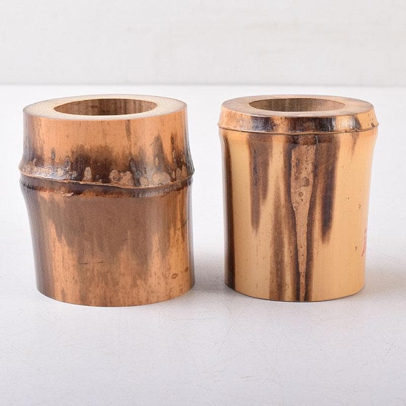 茶道具 弥三郎作 古竹 蓋置 一双 共布 書付極め箱 V R8685 - メルカリ