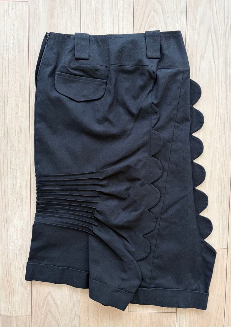 コムデギャルソン PDM フリルギャザー スカート