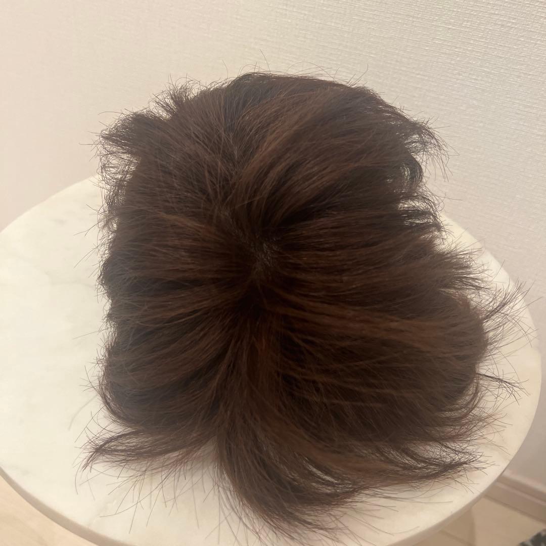 新品未使用　人毛100% ショートウィッグ