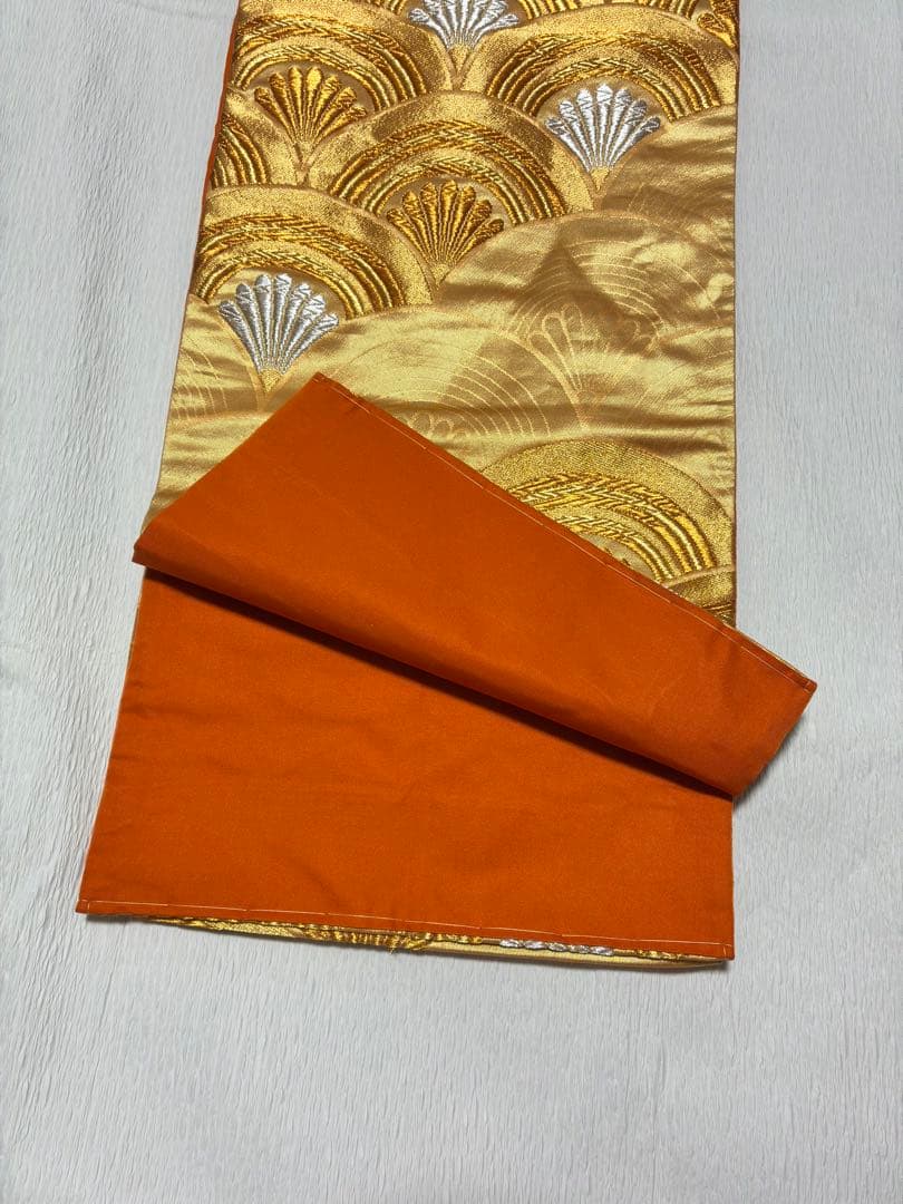 いちなな様 振袖フルセット 水色 金駒刺繍 花柄 扇柄 水色