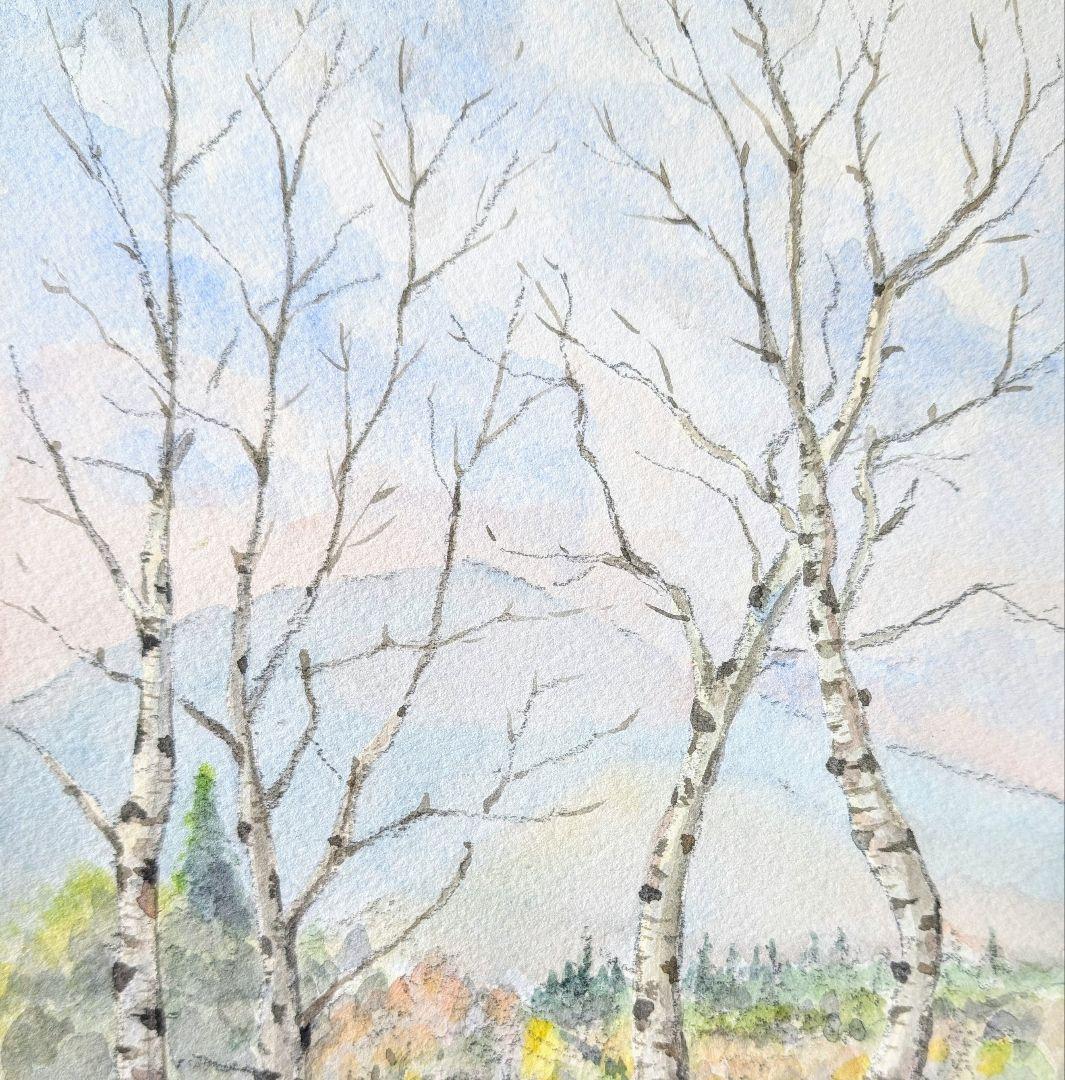 《ゆっこさん 額装して》の妙高高原 早春