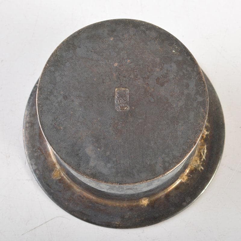 純銀製　神獣三足　線香立て　小さな香炉　重さ約16g　N　6784