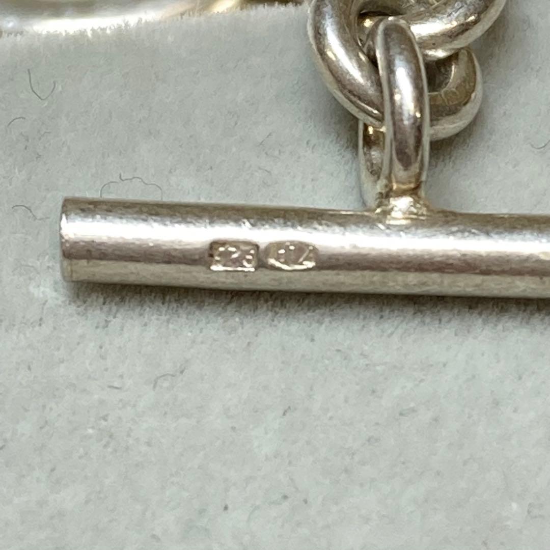 ホースビット　シルバーブレスレット　925　48g