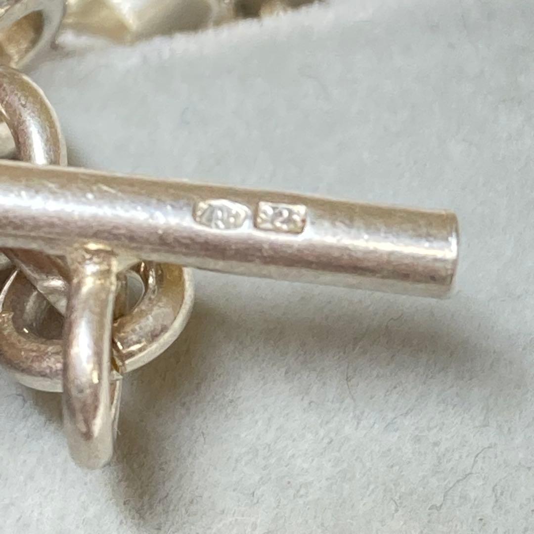 ホースビット　シルバーブレスレット　925　48g
