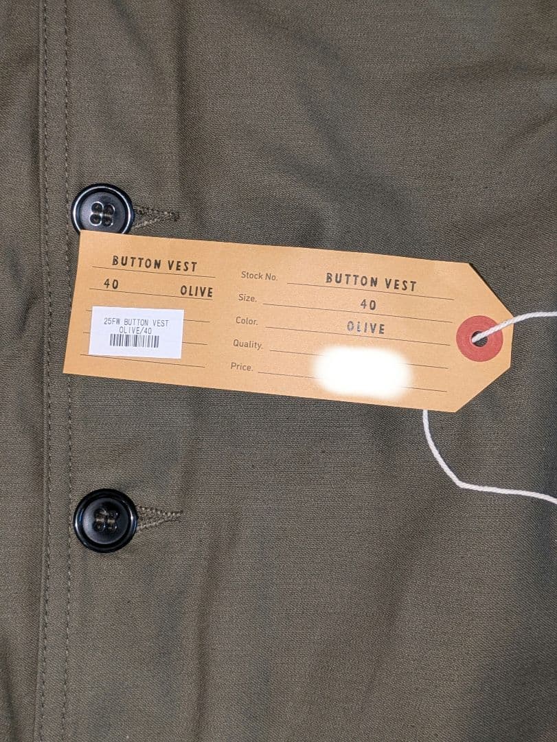 ButcherProducts ブッチャープロダクツ フィールドアルパカベスト