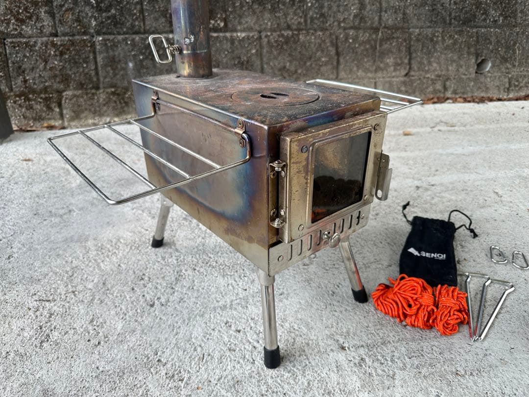 SENQI 薪ストーブ (2面ガラス窓)