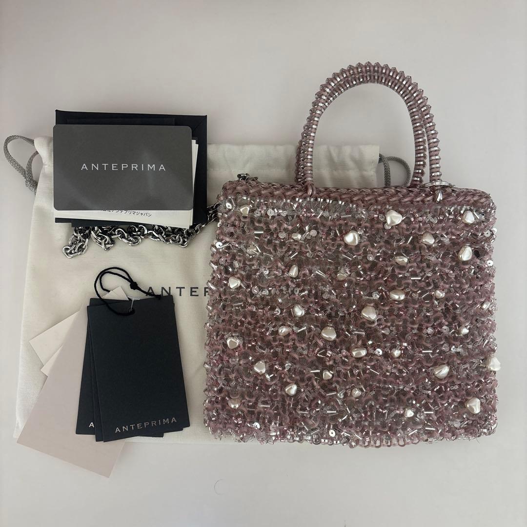 アンテプリマ ピンク クオーリ ペルラ グリッター パウダリーピンクシルバー