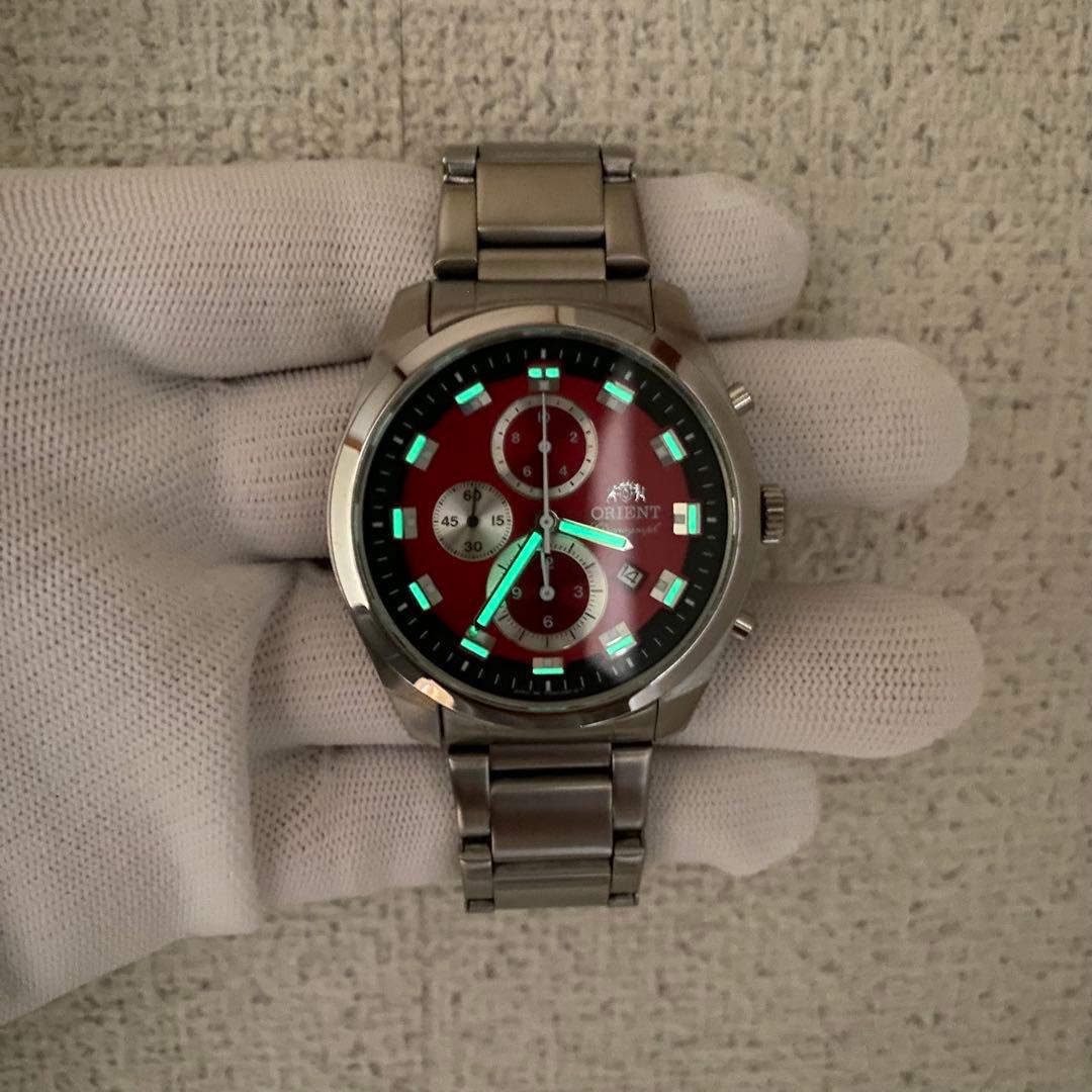 オリエントのTTOU-C0-B CAクロノグラフ腕時計