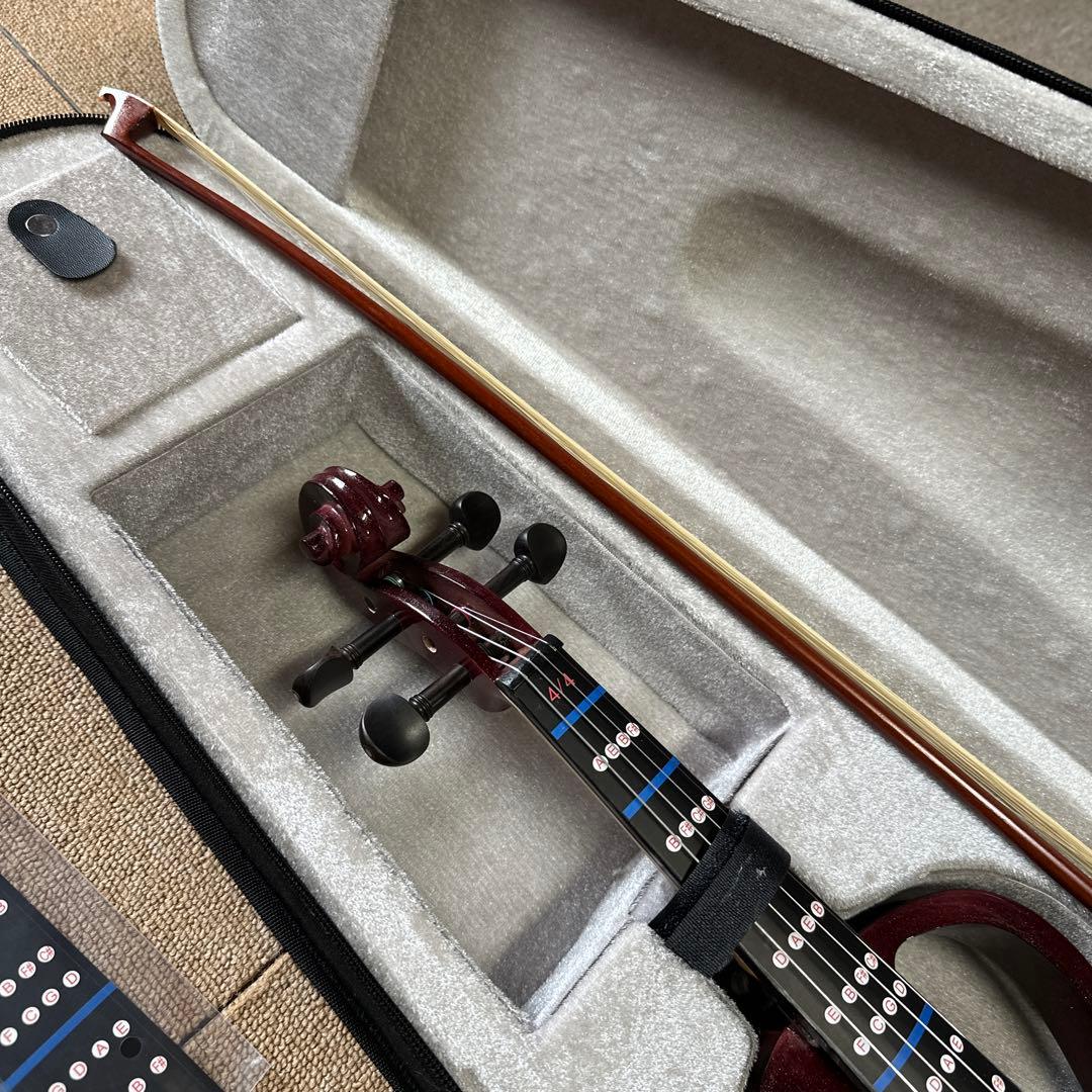 ENNBOM サイレントバイオリン HVPV-30 エレキバイオリン ※r2