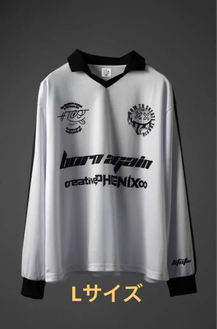 TAKUYA∞の創り方フットボール シャツ/ホワイト 長袖 新品 Lサイズ