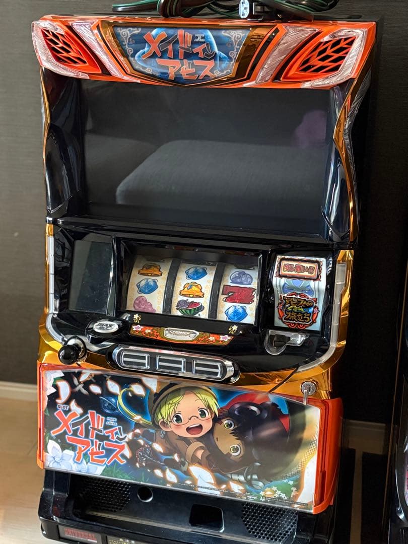 メイドインアビス スロット 実機 無段階音量調節可能 コイン不要機