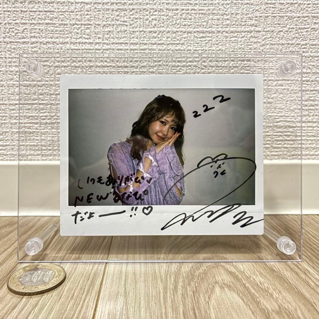 ま*ー様 FRUITS ZIPPER 仲川瑠夏 直筆サイン入り L判チェキ グッ