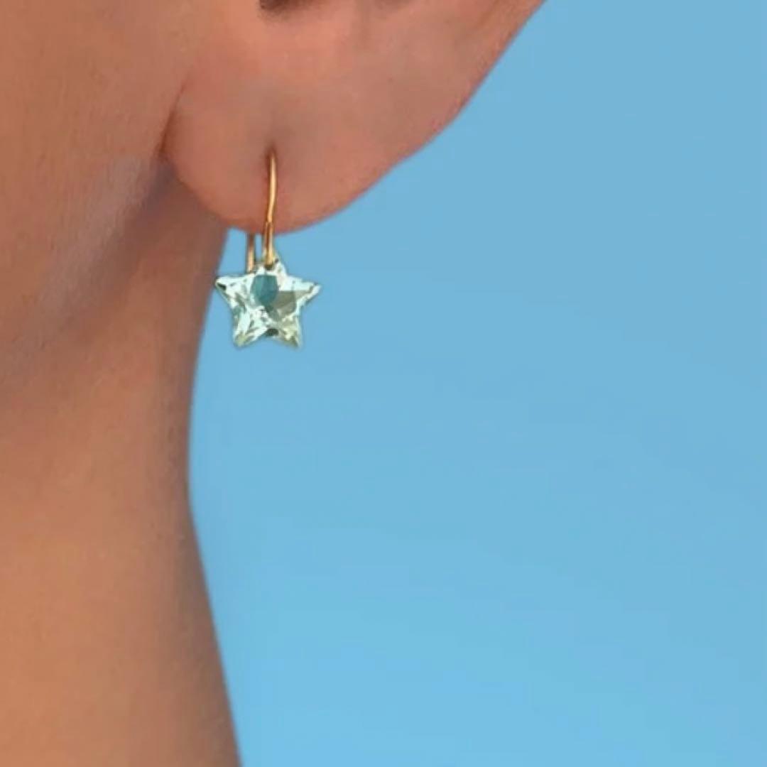 スモールワンダーピアス マリーエレーヌドゥタイヤック グリーンクォーツ