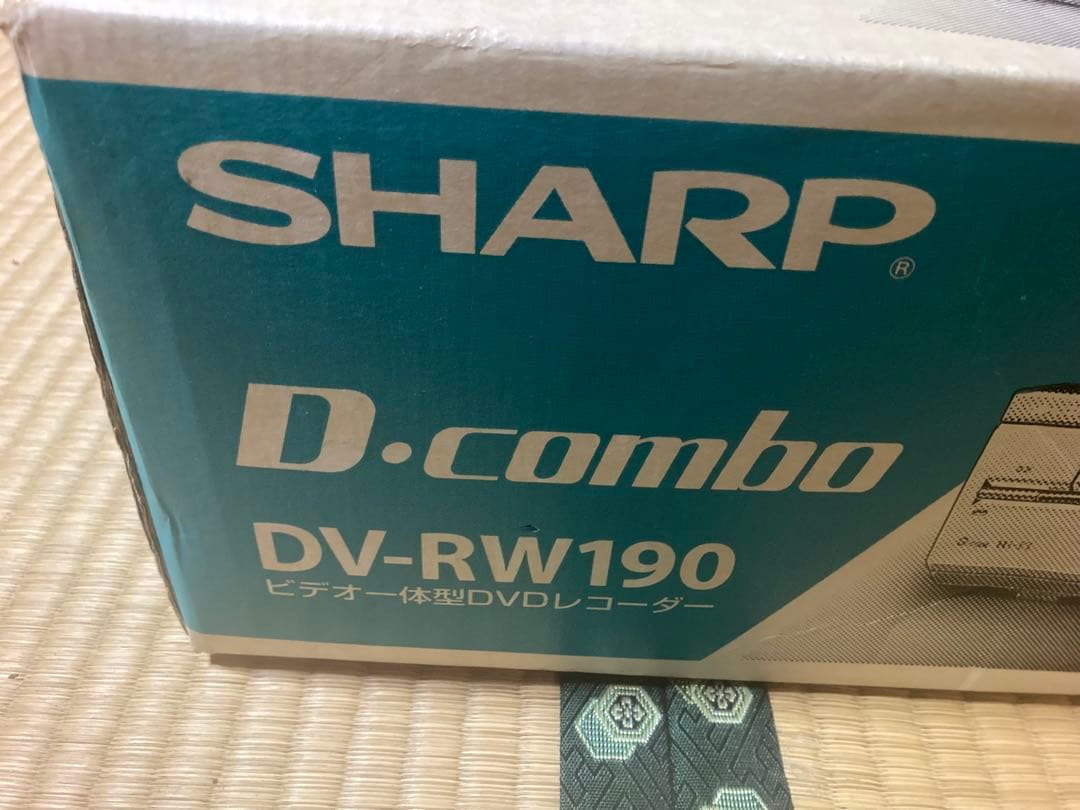 【未使用品】SHARP DVDレコーダー DV-RW190