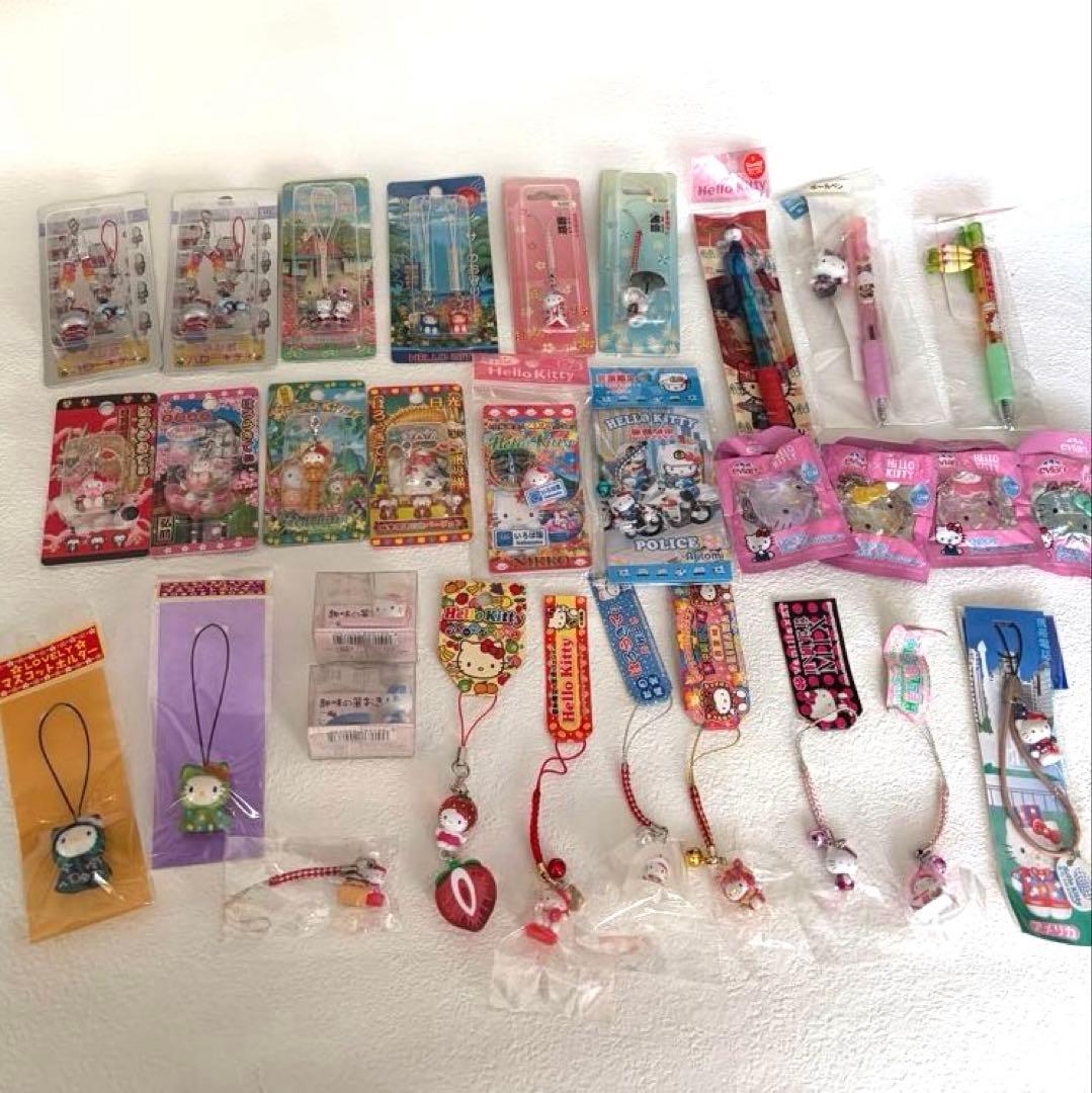 レア ご当地キティ ファスナーマスコット ストラップ 色々 31個 まとめ