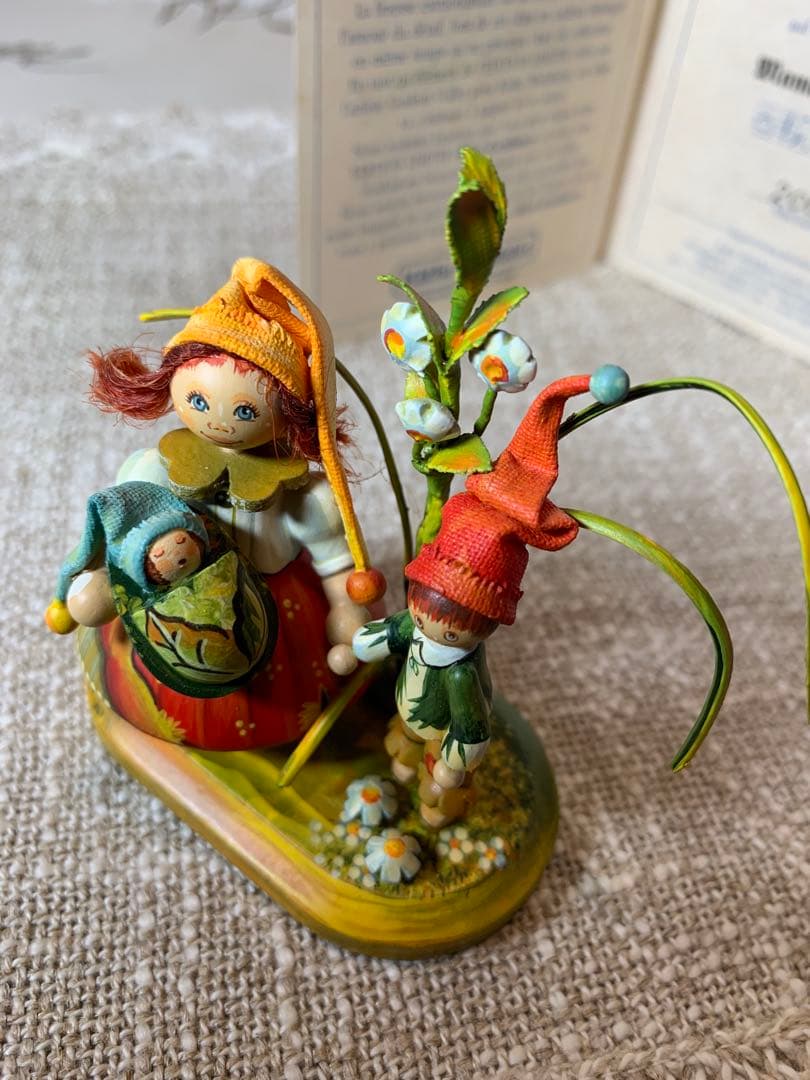 ドイツ製 木製人形 ケーテウォルファルト社の2001年度限定の兄弟の可愛い