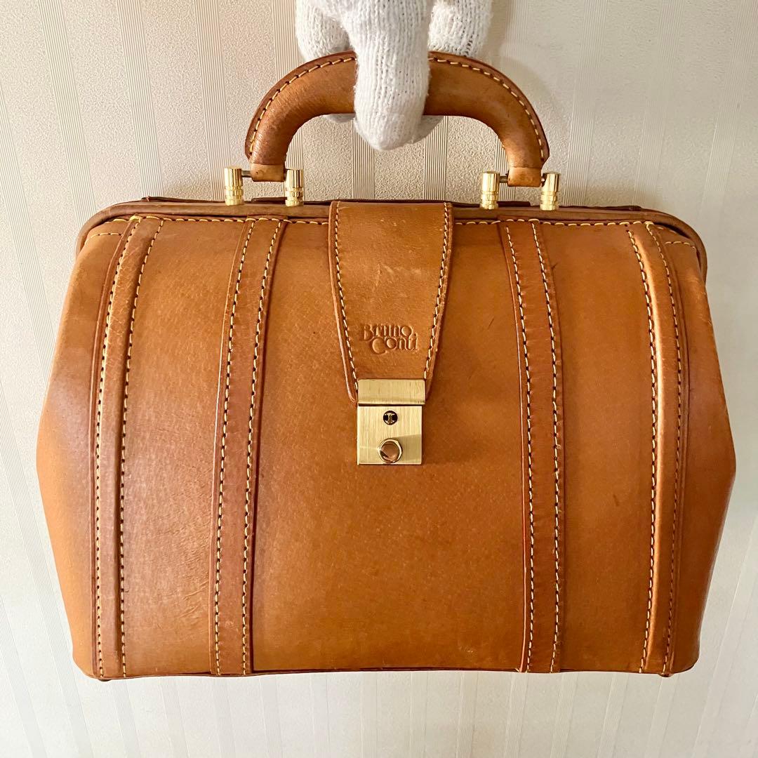 Bruno Conti ブルーノコンティ ダレスバッグ 本革 イタリア製 - メルカリ