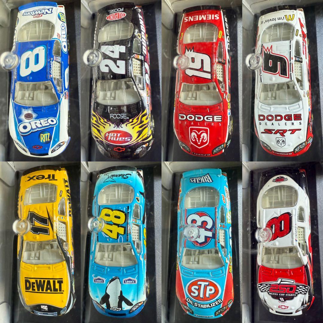 コ【26】NASCAR ダイキャスト モデルカー レーシングカー 玩具車 計8台