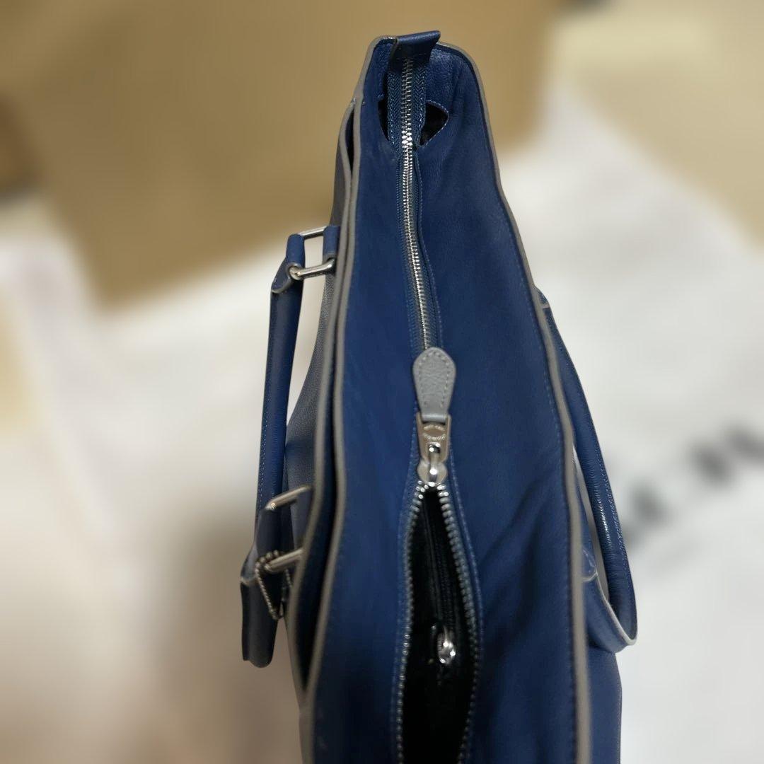 【まさゆき】コーチトートバッグ 2way ベケット ショルダー ブルー