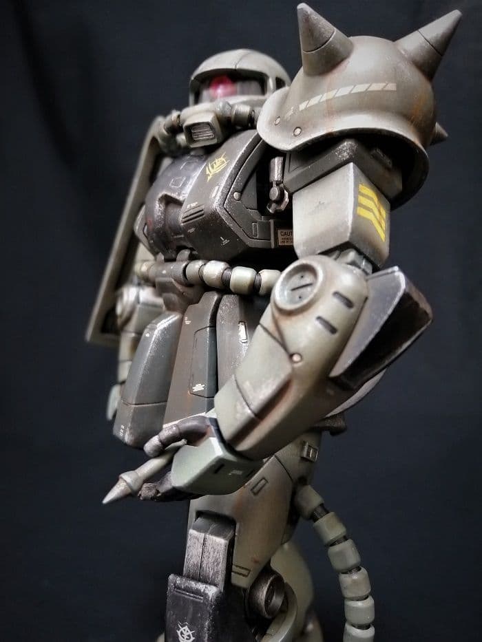 【これぞ歴戦のザク!!】MGフル塗装完成品！