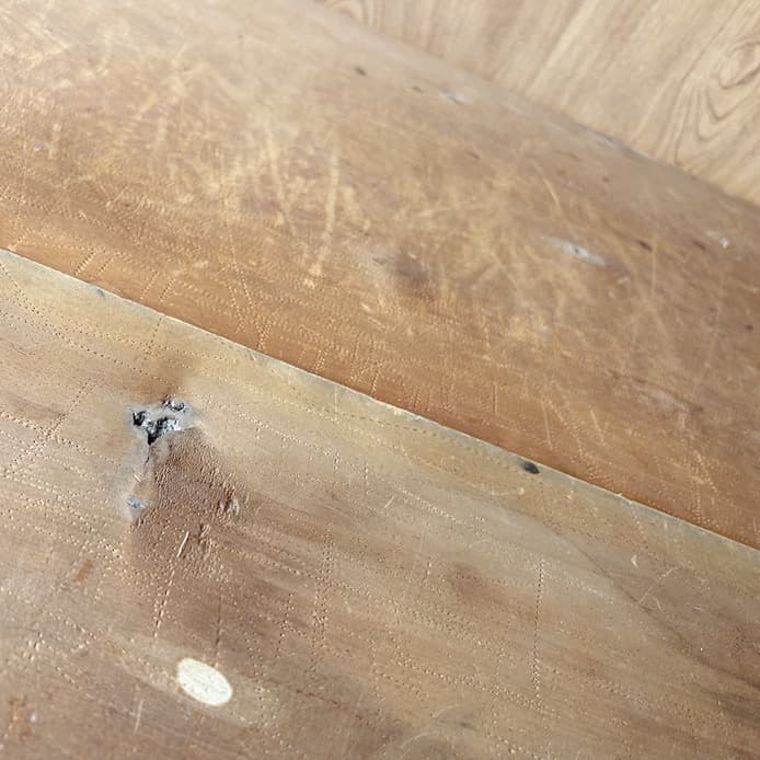 裁ち台 木製 一枚板 二枚組 脚付き 166.7×80×78（