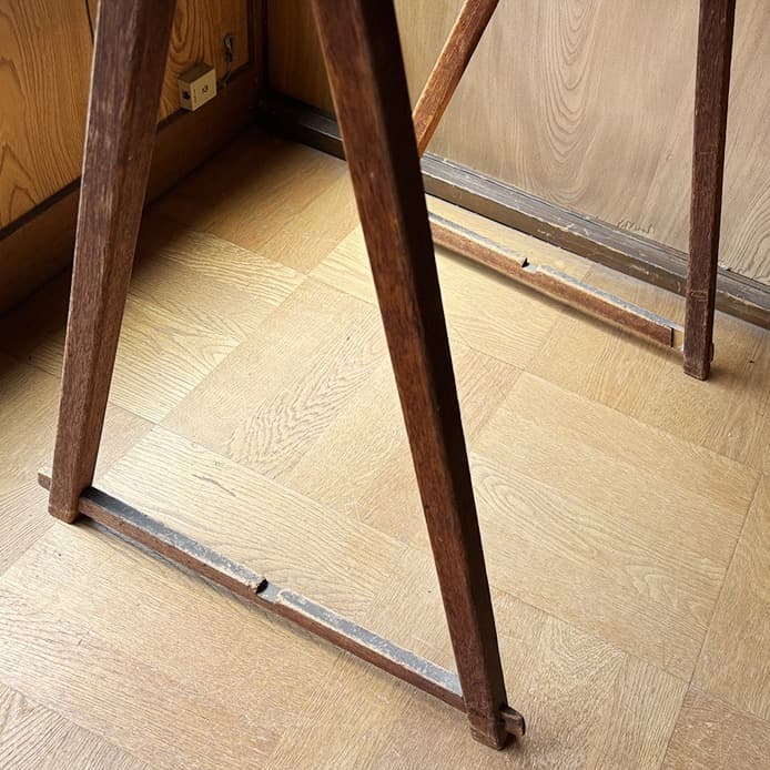 裁ち台 木製 一枚板 二枚組 脚付き 166.7×80×78（