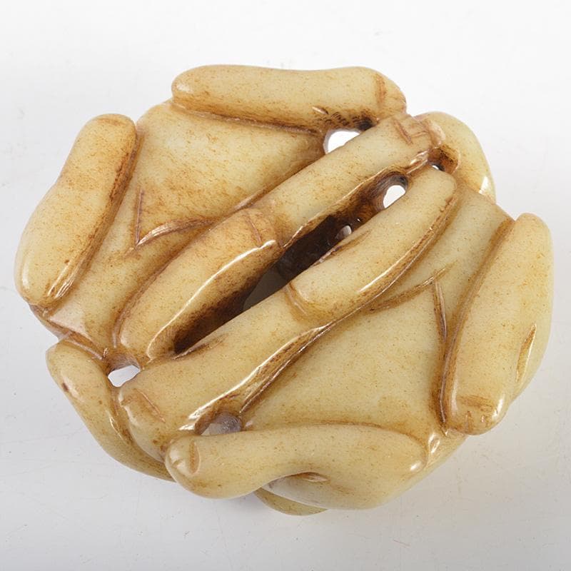 中国 玉石彫刻 犬刻 根付 紙鎮 置物 C R7131E - メルカリ