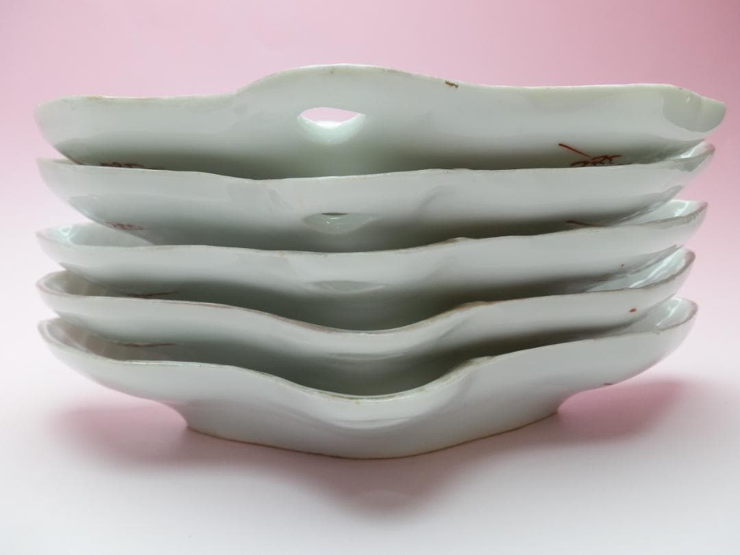 時代 鶴形 皿 向付 5客 セット 70916｜2025年最新】向付 皿