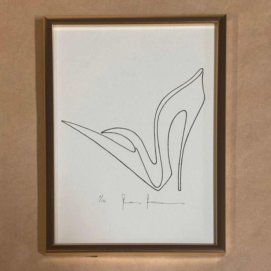 希少】奇才のシューズデザイナー ヤン・ヤンセン 直筆サイン付 靴