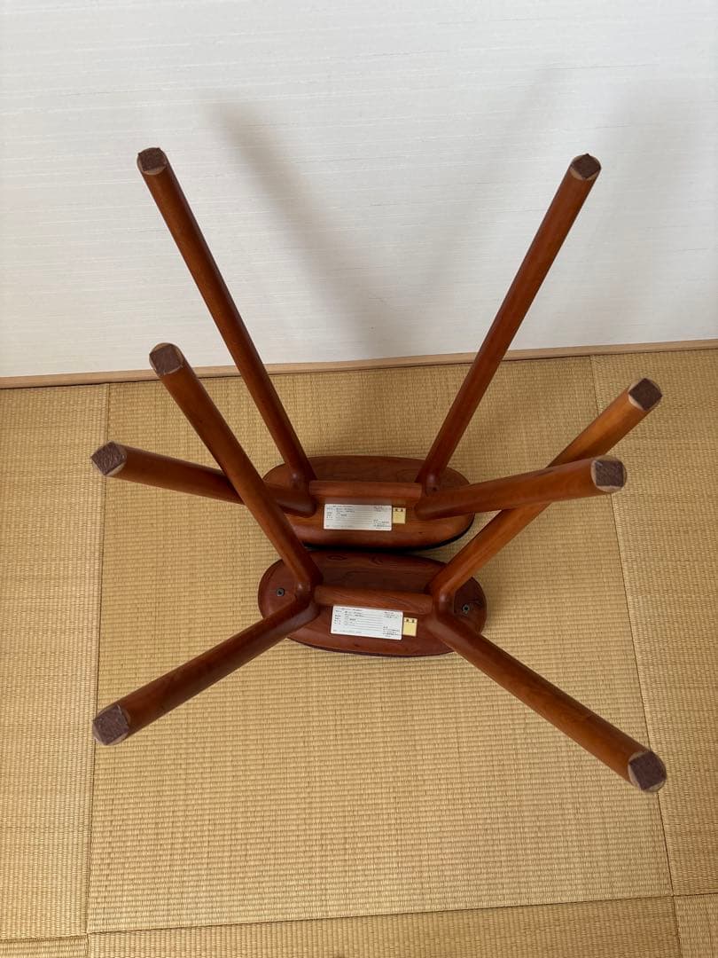 Yuki様専用 楕円形スツール 黒 ワインレッド 2色 - メルカリ