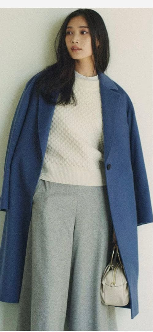 ⭐︎ムーミン⭐︎タグ付き未使用　ウールカシミヤビーバー チェスター コート 滝沢眞規子さん着用】ウールカシミヤビーバー チェスター コート