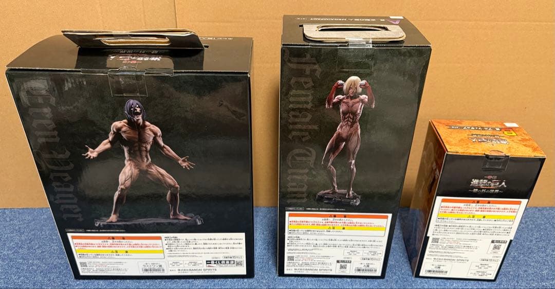 一番くじ 進撃の巨人A賞B賞I賞ラストワン賞フィギュアコンプセット　他　計45点