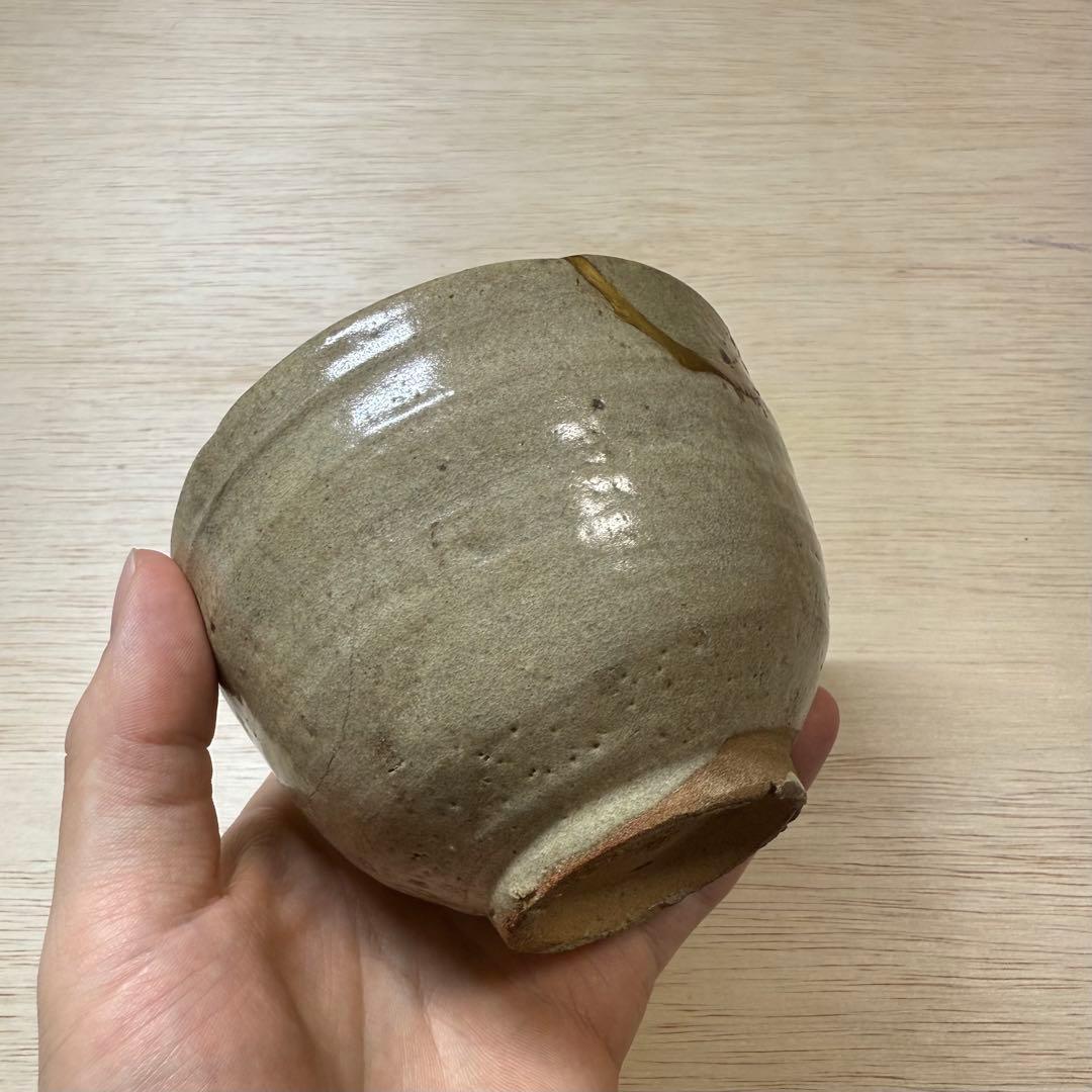 古唐津 無地唐津 茶碗 道園窯 桃山時代 江戸時代 金継ぎ 初期伊万里 古美術