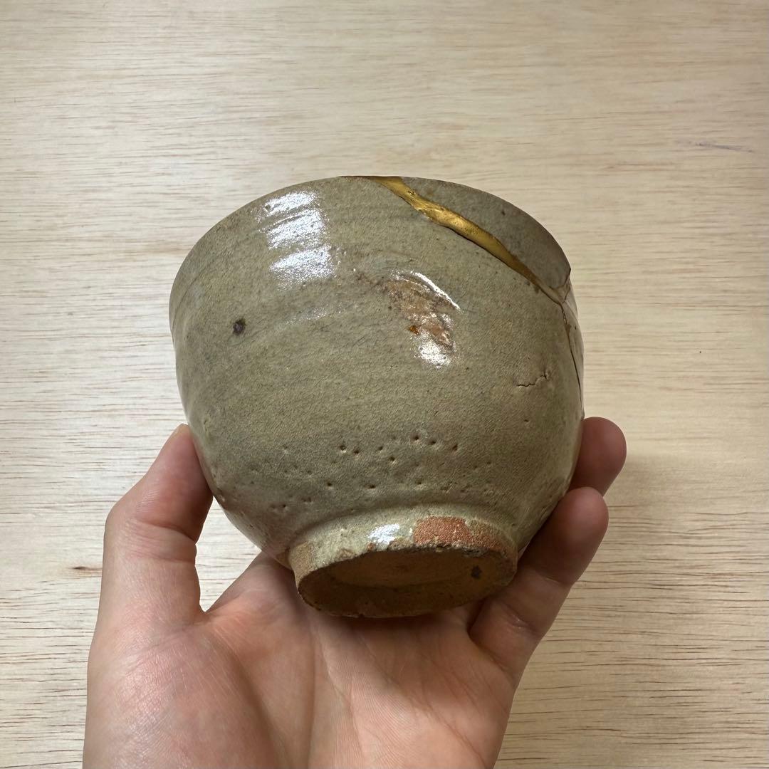 古唐津 無地唐津 茶碗 道園窯 桃山時代 江戸時代 金継ぎ 初期伊万里 古美術