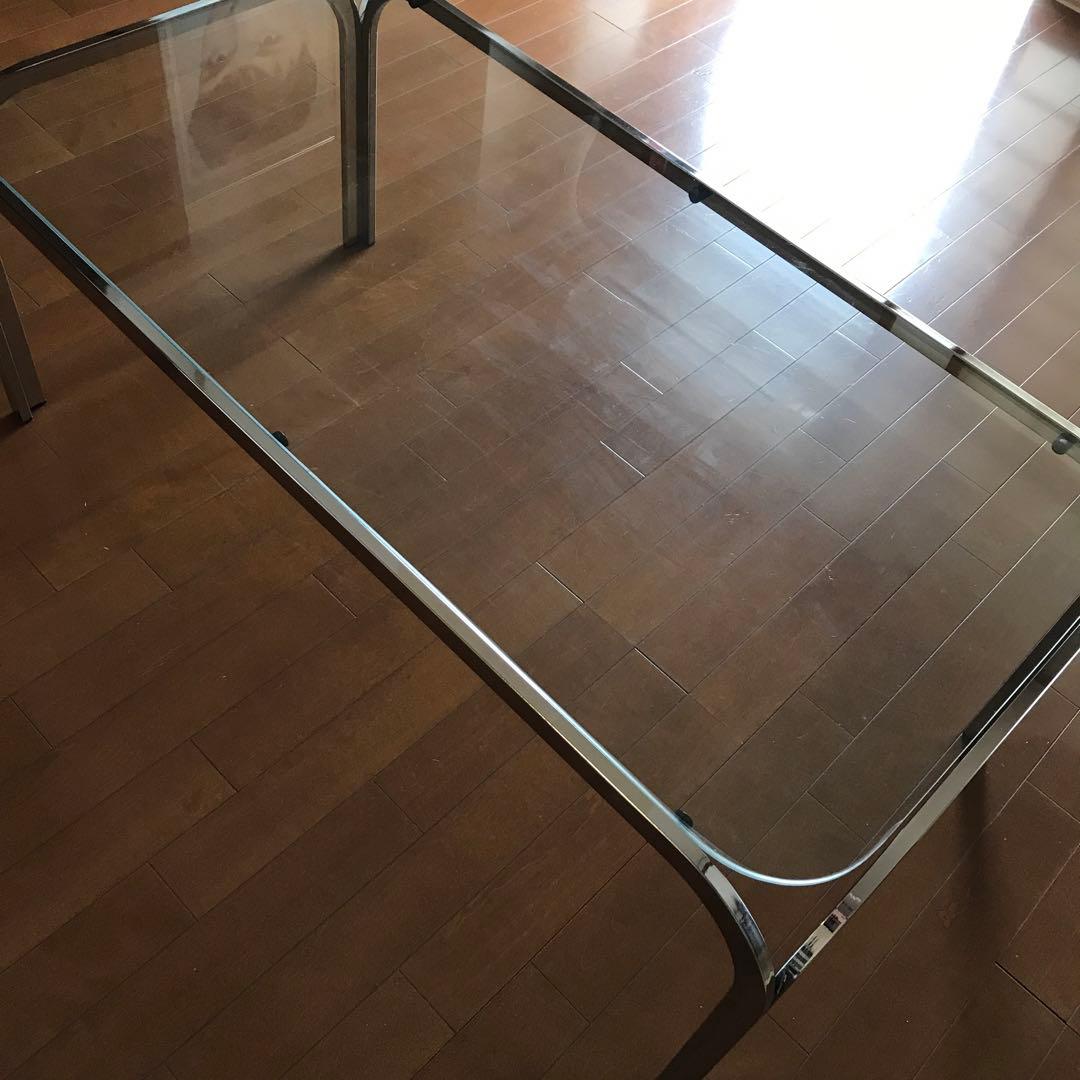 ガラステーブル 昭和レトロ