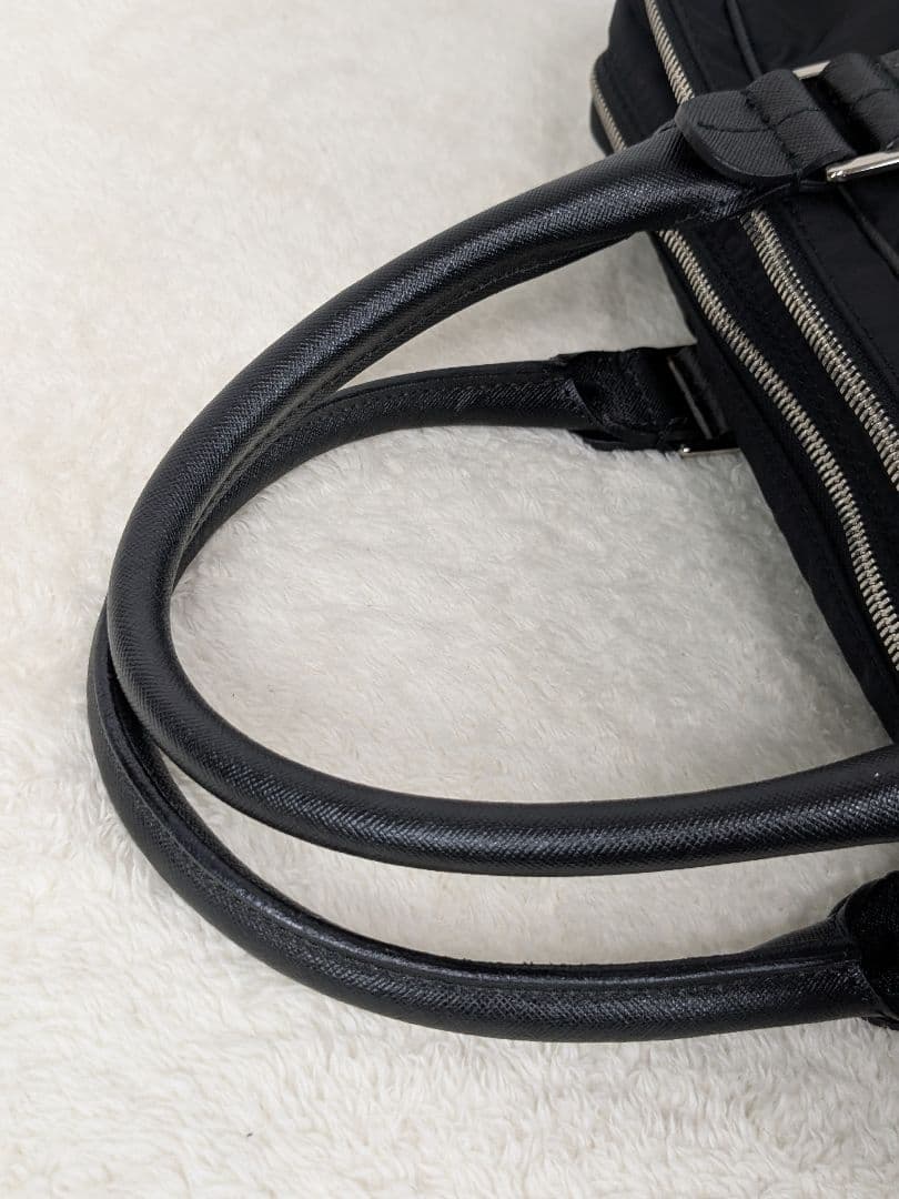 【極美品】アンドレアロッシ　2層 ブリーフケース　2way　ナイロン　A4収納可