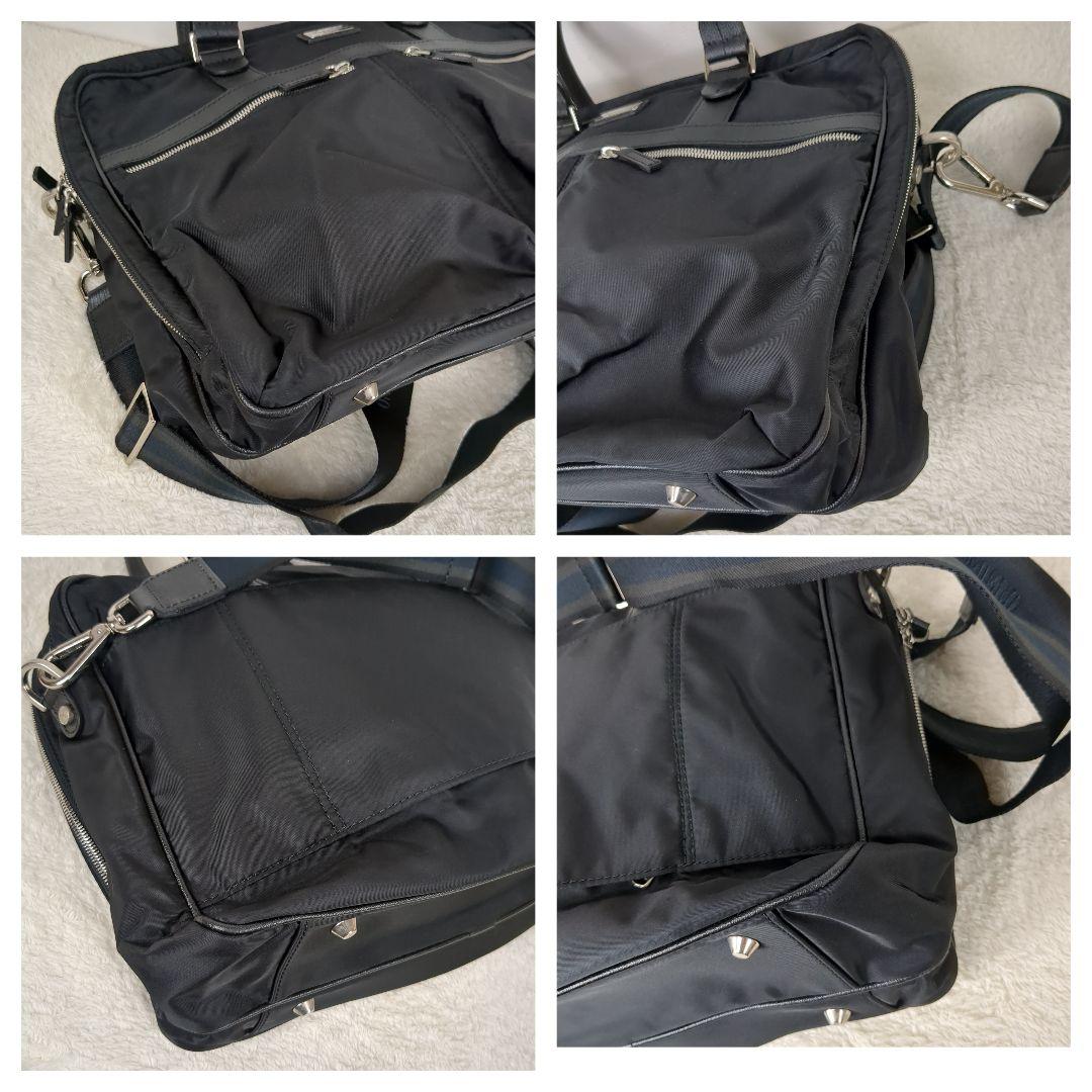 【極美品】アンドレアロッシ　2層 ブリーフケース　2way　ナイロン　A4収納可